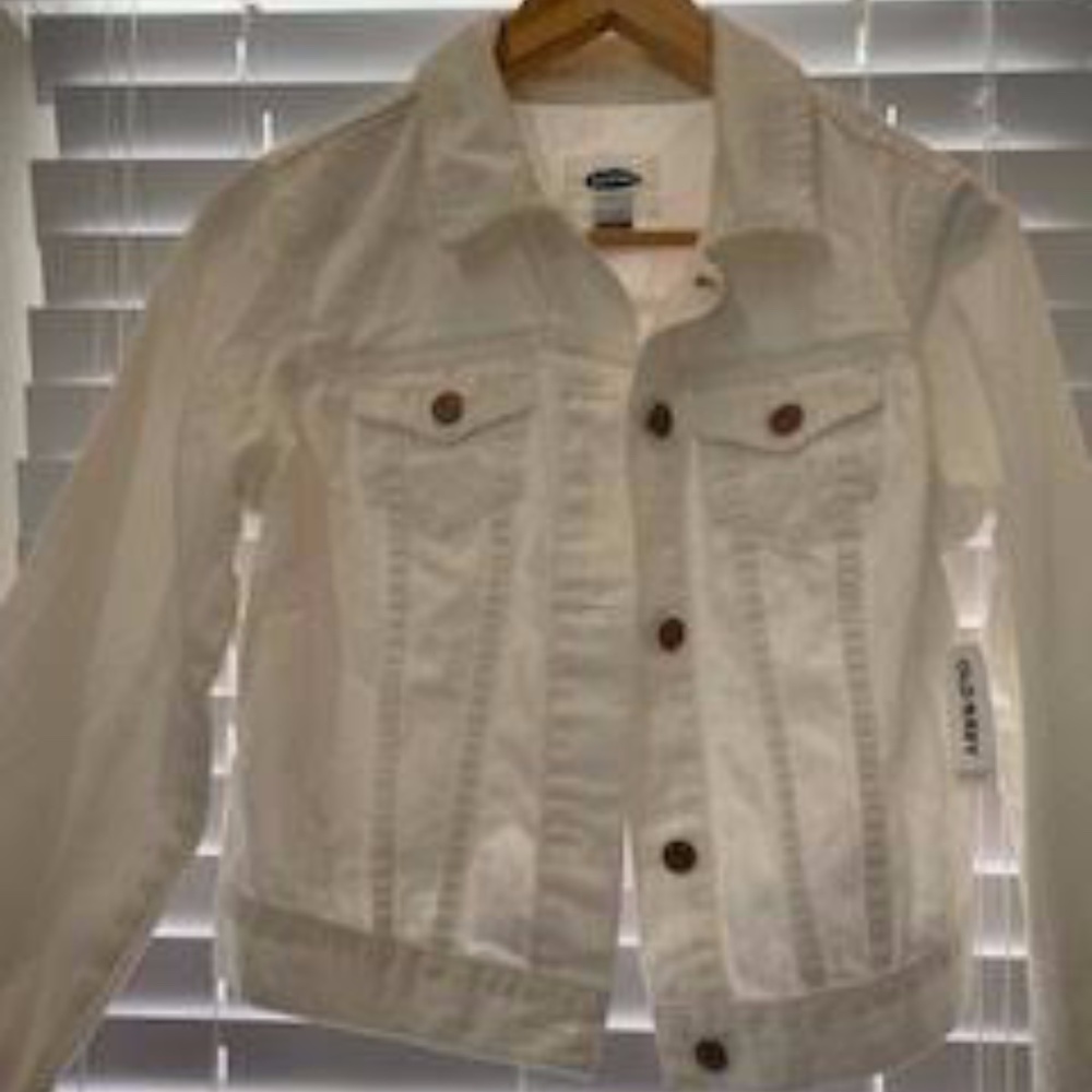 Old Navy White Denim Jacket
